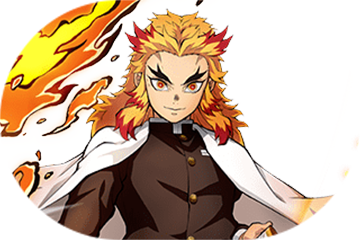 Kyojuro Rengoku Demon Slayer -Kimetsu no Yaiba- The Hinokami Chronicles 2 fighter artwork