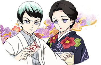 Yushiro and Tamayo Demon Slayer -Kimetsu no Yaiba- The Hinokami Chronicles 2 fighter artwork