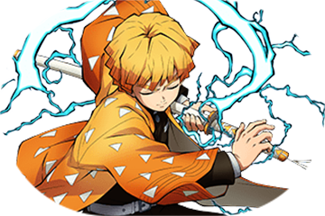 Zenitsu Agatsuma Demon Slayer -Kimetsu no Yaiba- The Hinokami Chronicles 2 fighter artwork